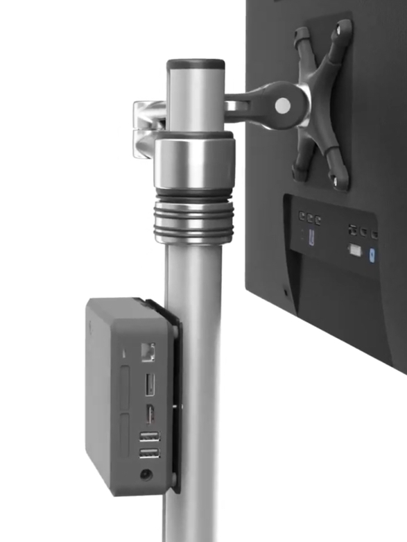 Atdec universal mini PC mount accessory - VESA 75x75, 100x100 – Natix