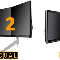 Dual Monitor Mounts - A Monitor Mount for 2 Monitors