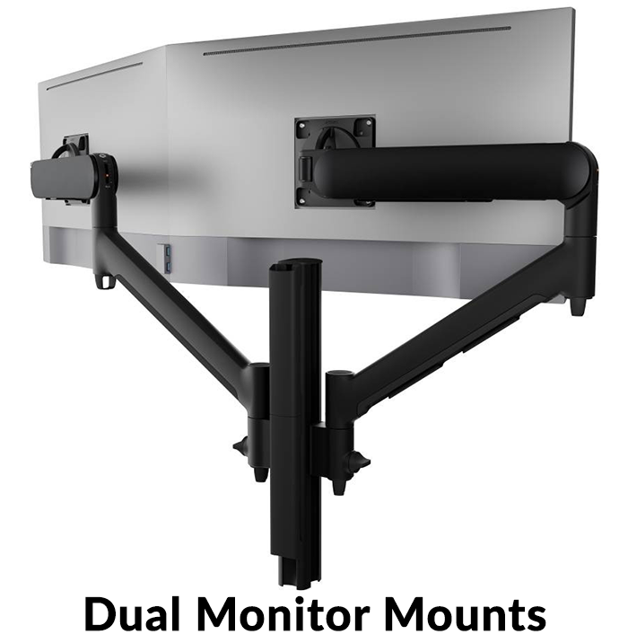 Dual Monitor Mounts - A Monitor Mount for 2 Monitors