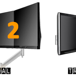 Dual Monitor Mounts - A Monitor Mount for 2 Monitors