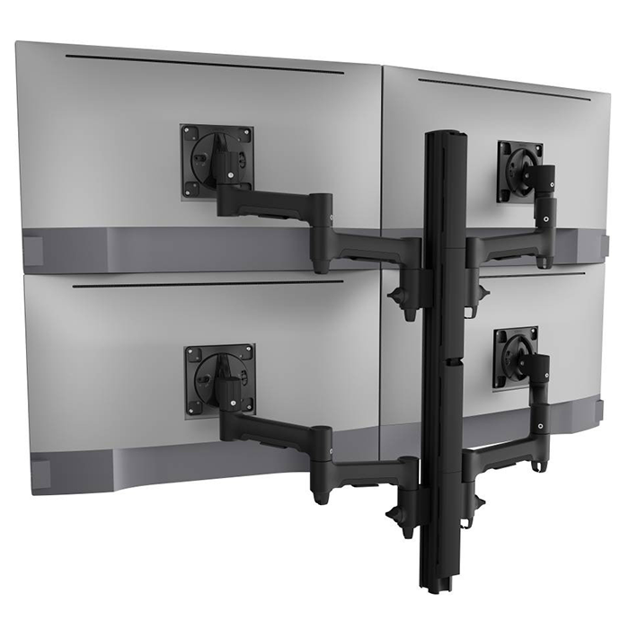 Quad Monitor Mounts and Multiple Monitor Mounts for 4 or more Monitors