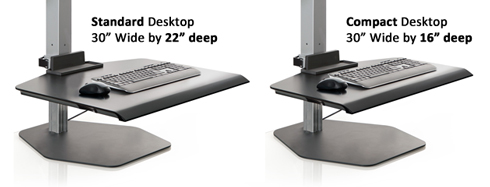 Zinus Molly Smart Adjust Standing Desk Height Adjustable Desktop Workstation 28 x 21 Espresso
